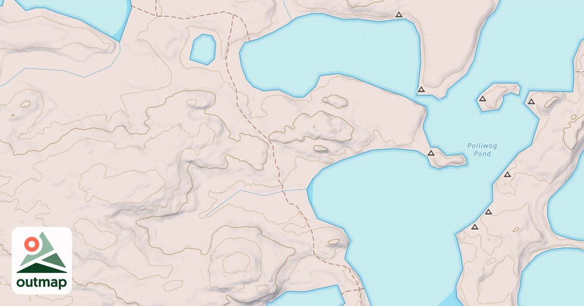 Map of Horseshoe Pond Trail