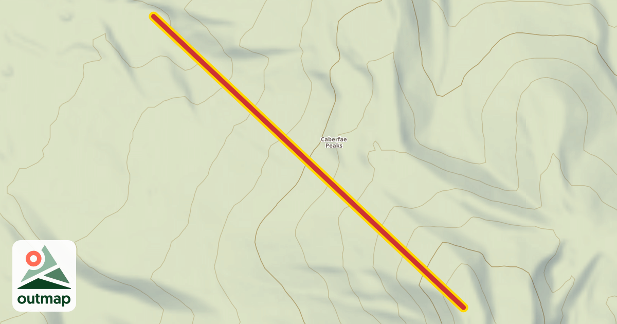 Map of Vista 1561' Triple