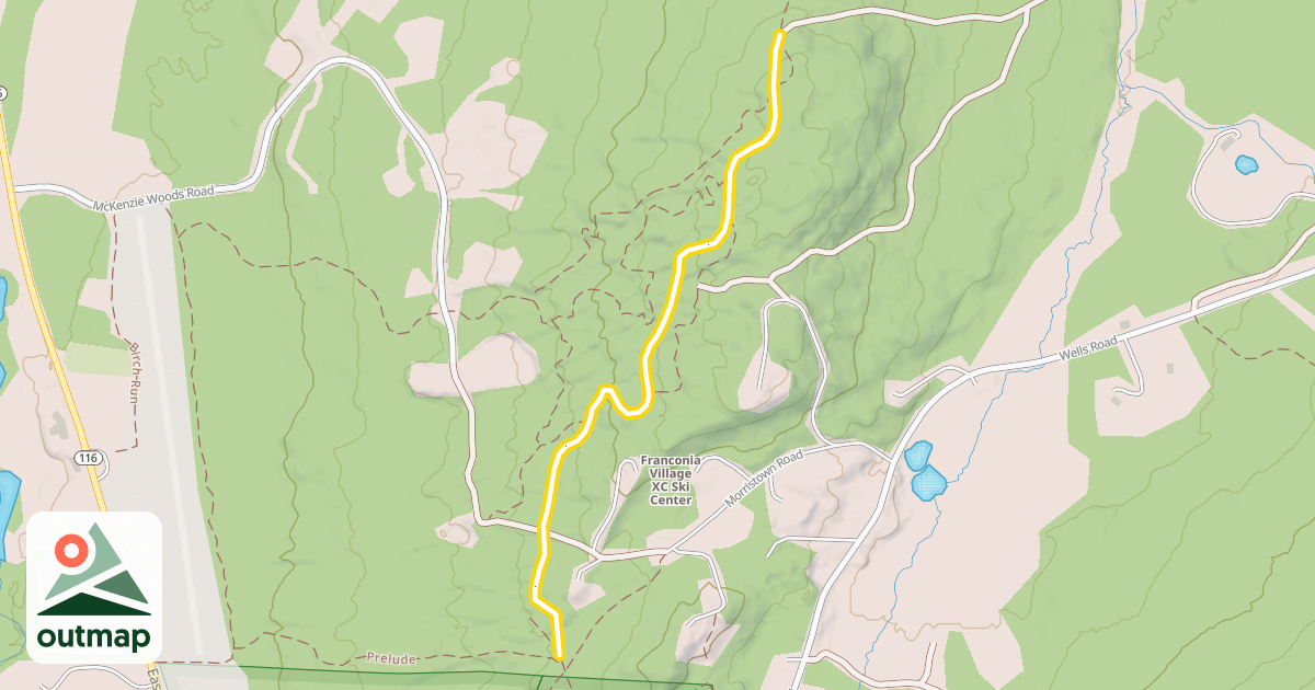 Map of Ridge Run