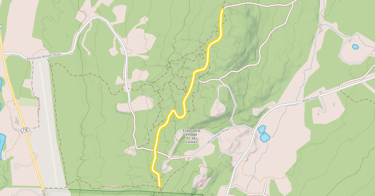 Map preview of Ridge Run