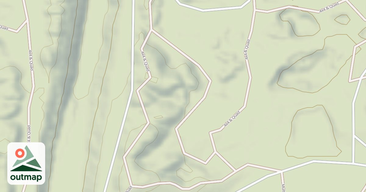 Map of Interlake State Recreation Area Trails