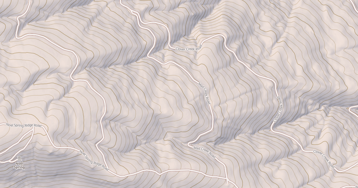 Map preview of MAD CREEK