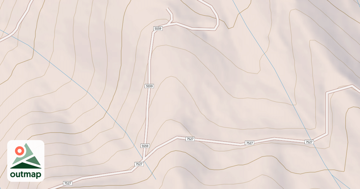 Map of BRAVO ROAD