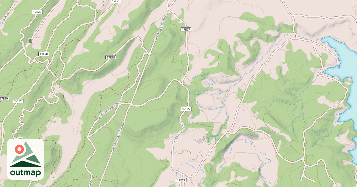 Map of Boca Atv Tie