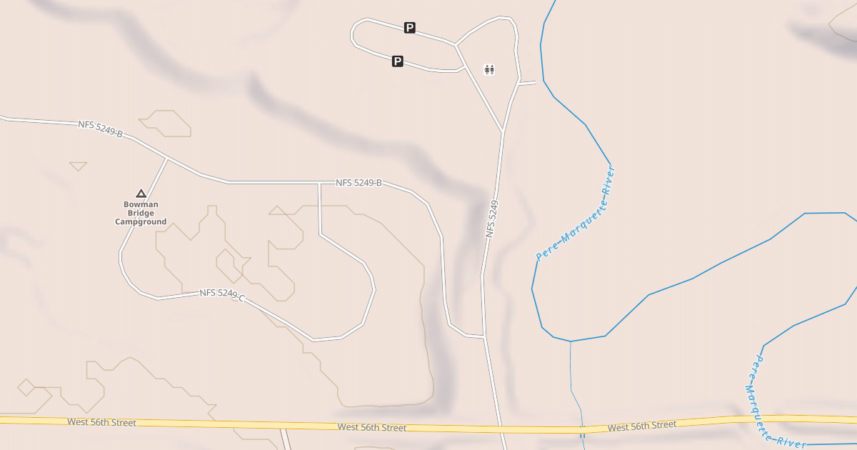 Map preview of BOWMAN BRIDGE