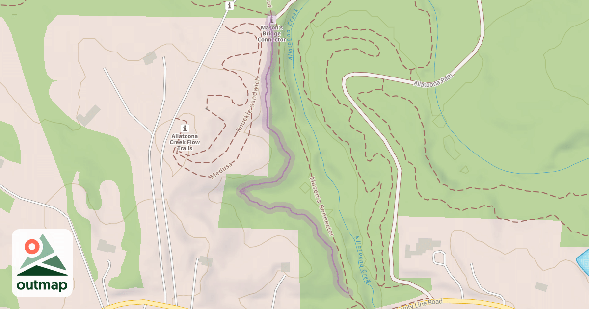Map of Mason's Connector