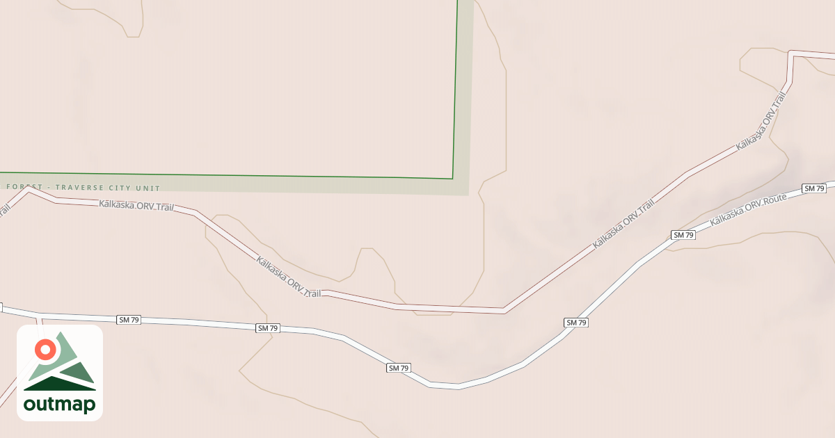 Map of Kalkaska Trail