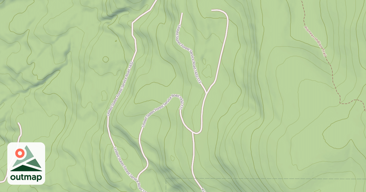 Map of USFS Motor Vehicle Use Map Roads {D772DBEF-4FBA-418A-821D-1DB0055C42E7}