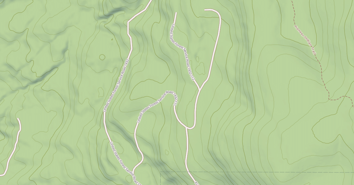 Map preview of USFS Motor Vehicle Use Map Roads {D772DBEF-4FBA-418A-821D-1DB0055C42E7}