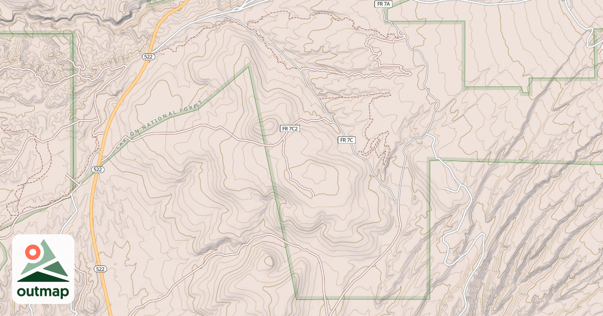 Map of GALLINA MINE