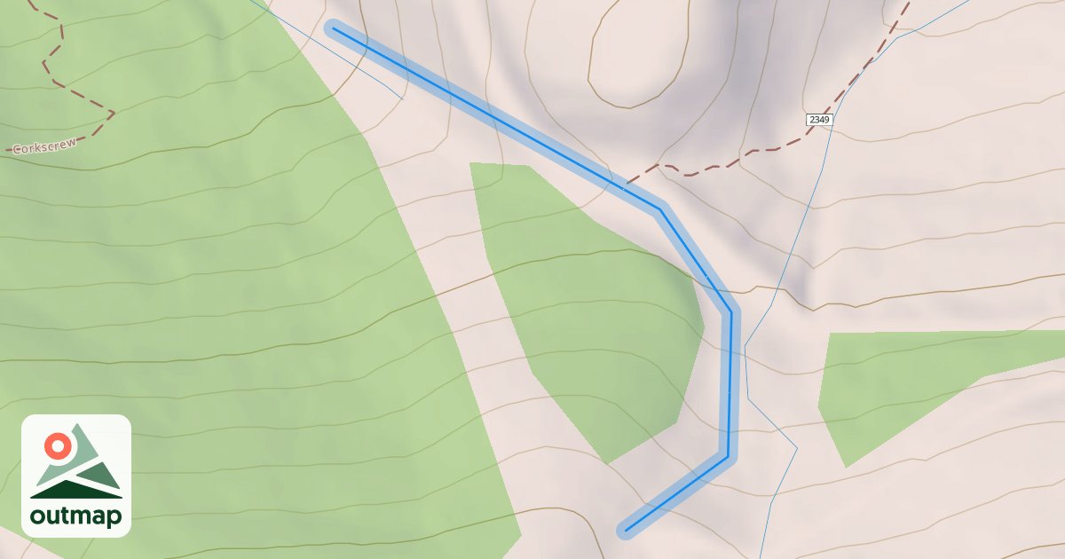 Map of Gold Rush