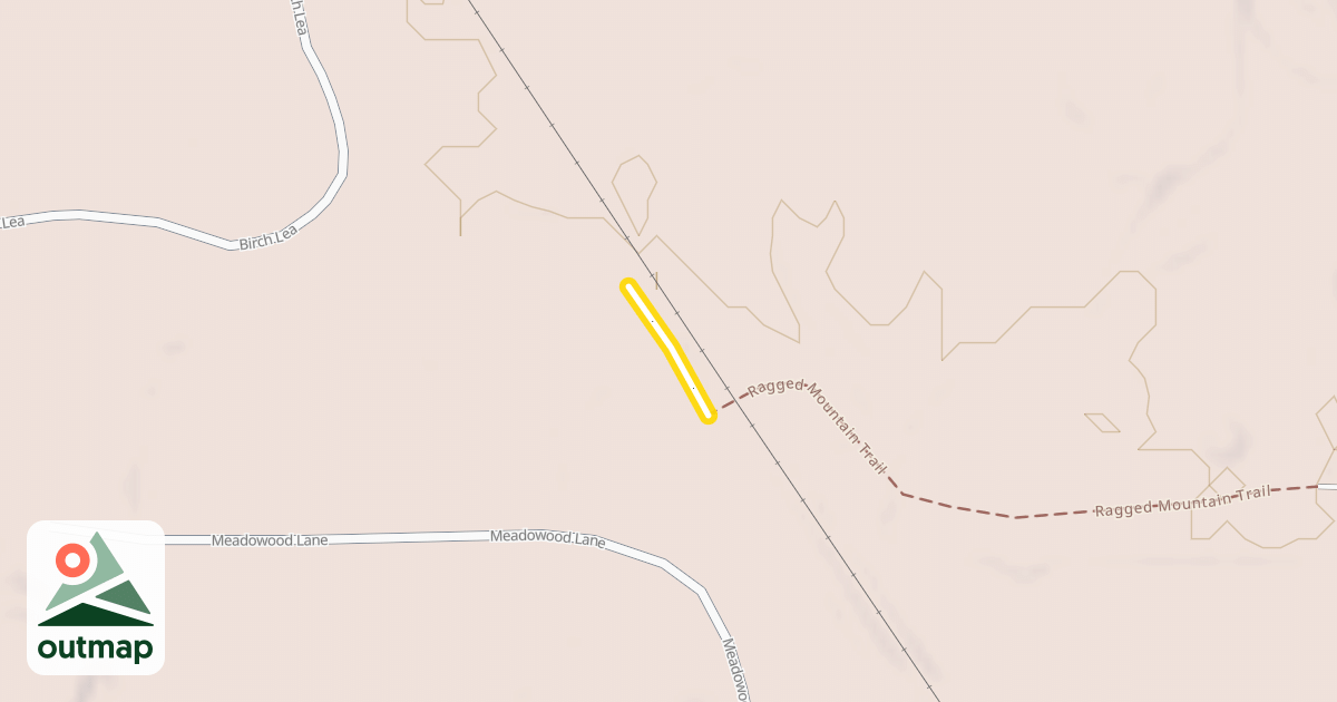 Map of Intervale Trail - North