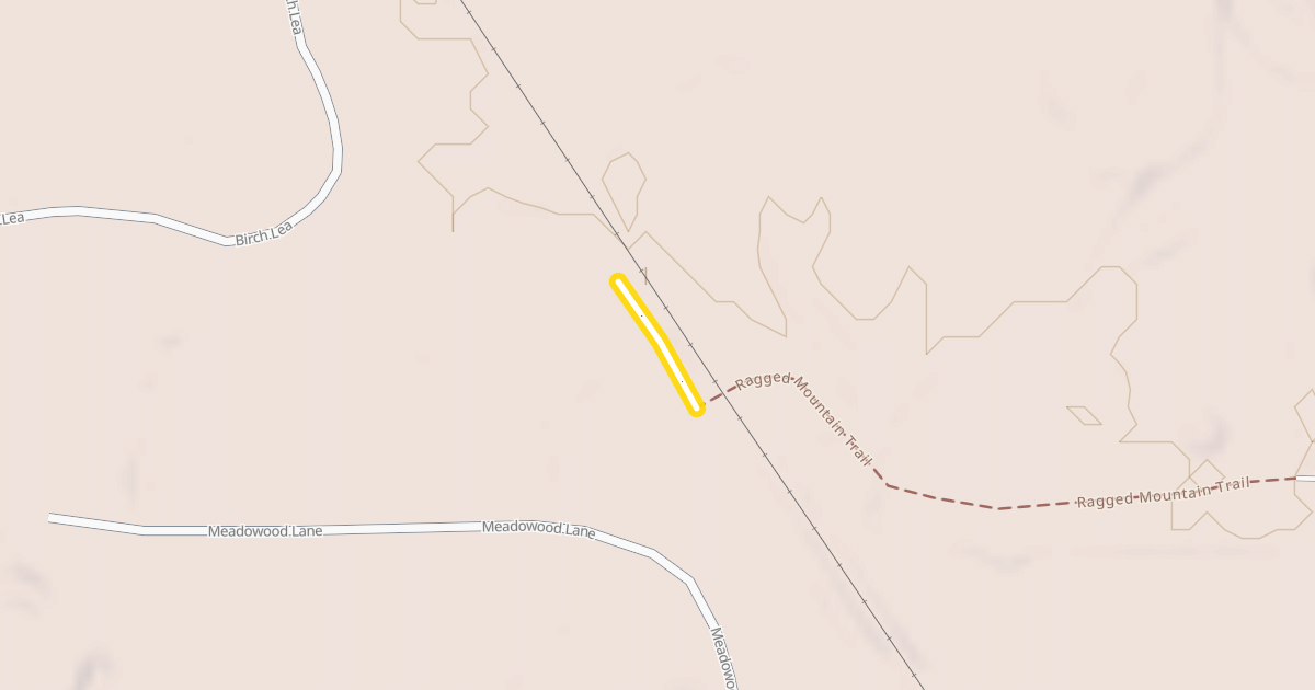 Map preview of Intervale Trail - North