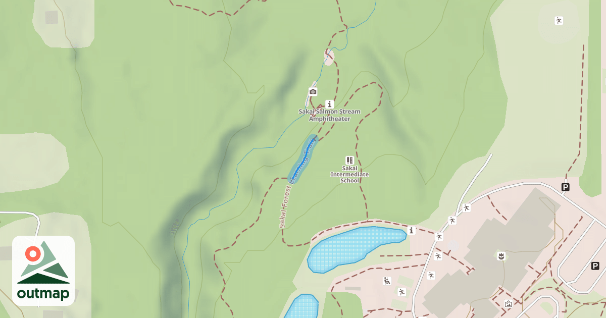 Map of Sakai Forest Learning Trail