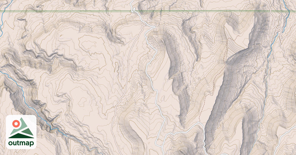 Map of BEEF BASIN