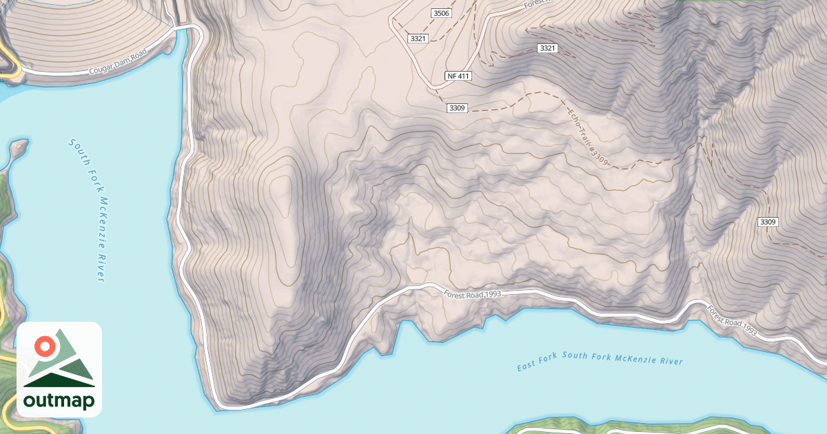 Map of EAST FORK & WAPITI