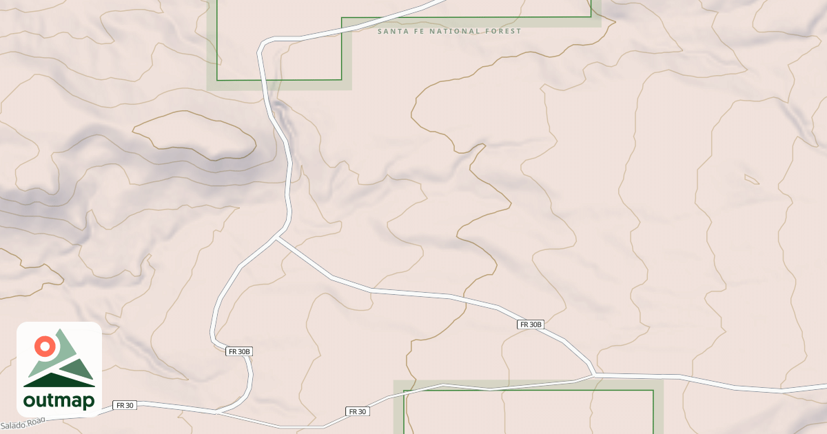 Map of USFS Motor Vehicle Use Map Roads {19980FFD-6DEE-4549-AB14-38859DC18898}
