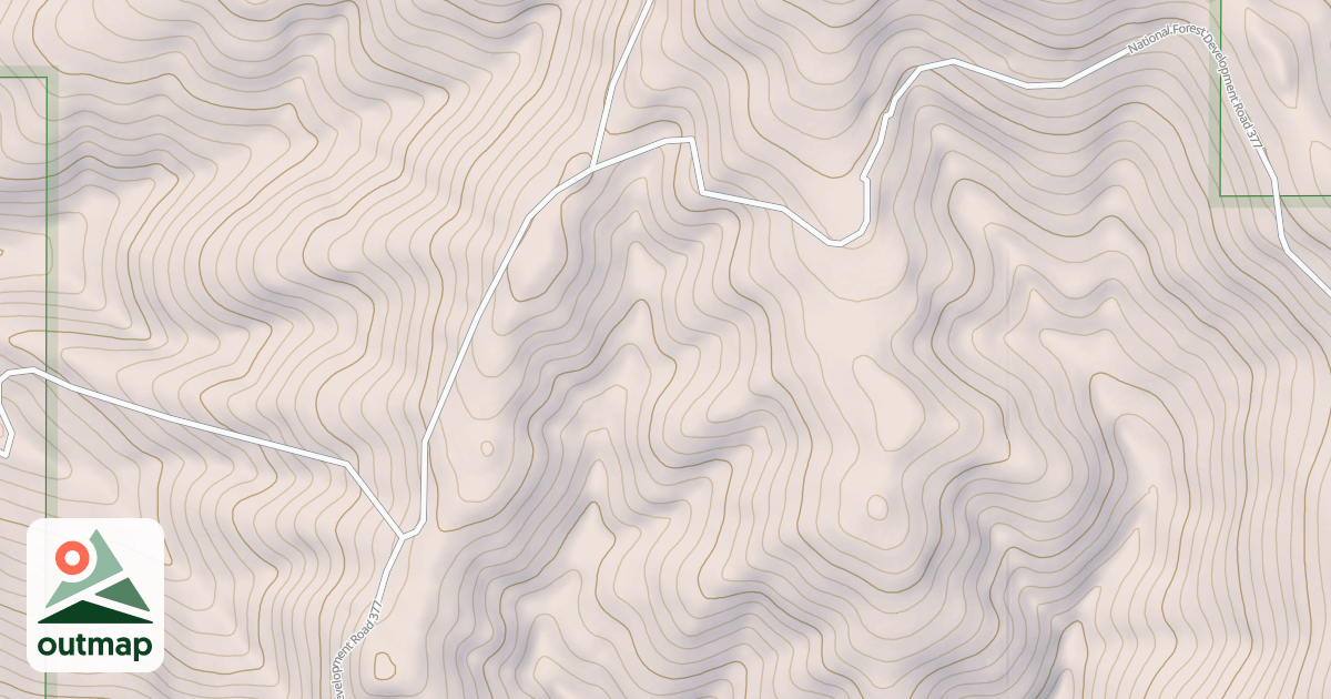 Map of PALOUSE DIVIDE