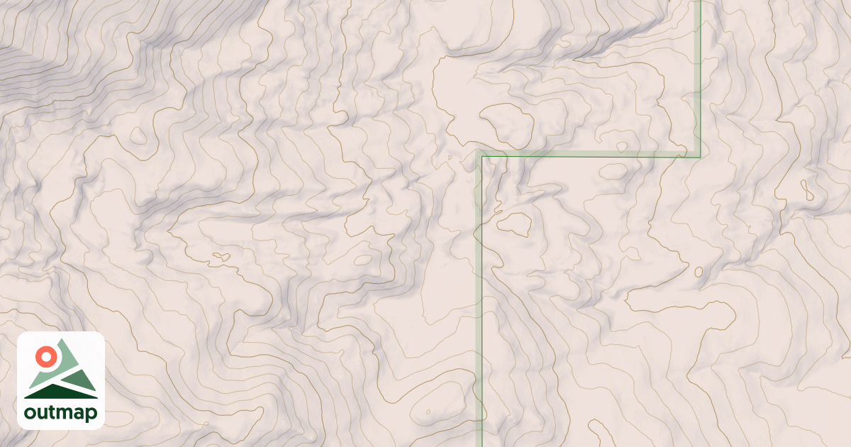 Map of BRIGGS CANYON SPUR