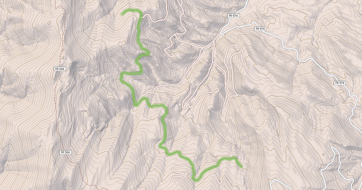 Map preview of Logging Road