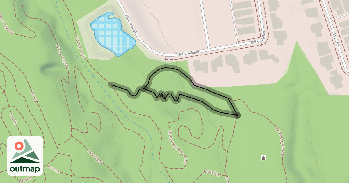 Map of Holly Highway Loop