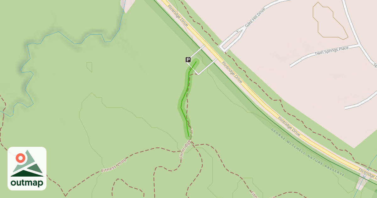 Map of Flintridge Loop Trail