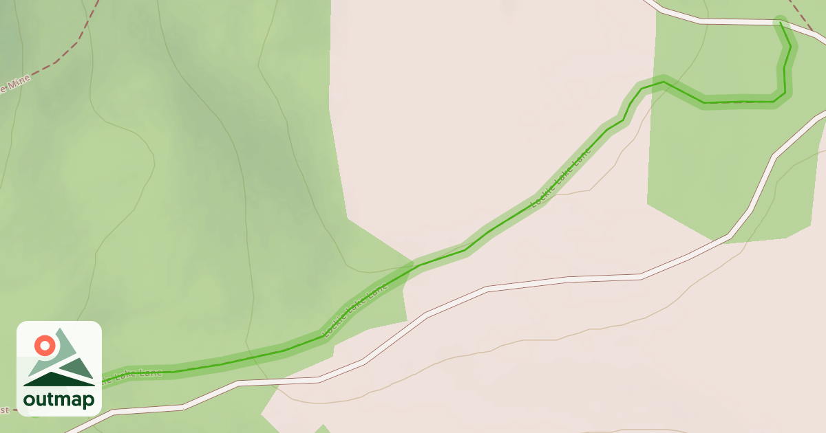 Map of Lockie Lake Lane