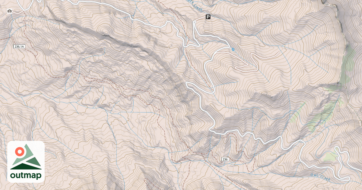 Map of USFS Motor Vehicle Use Map Trails 5311
