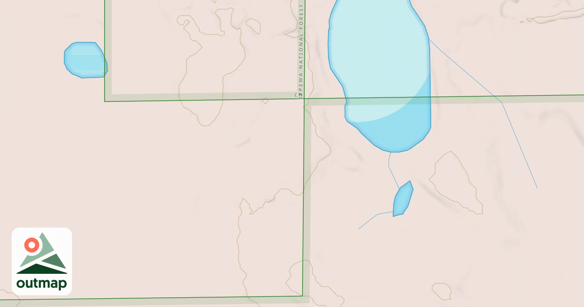 Map of MUSKRAT LAKE ROAD SPUR B