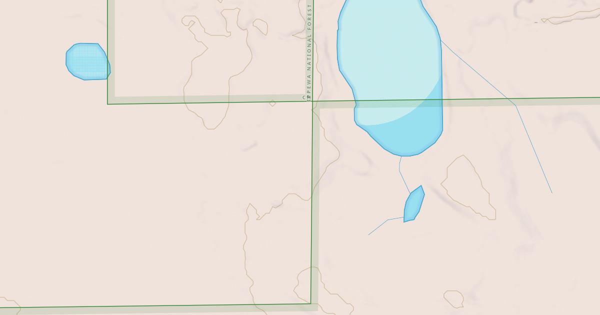 Map preview of MUSKRAT LAKE ROAD SPUR B