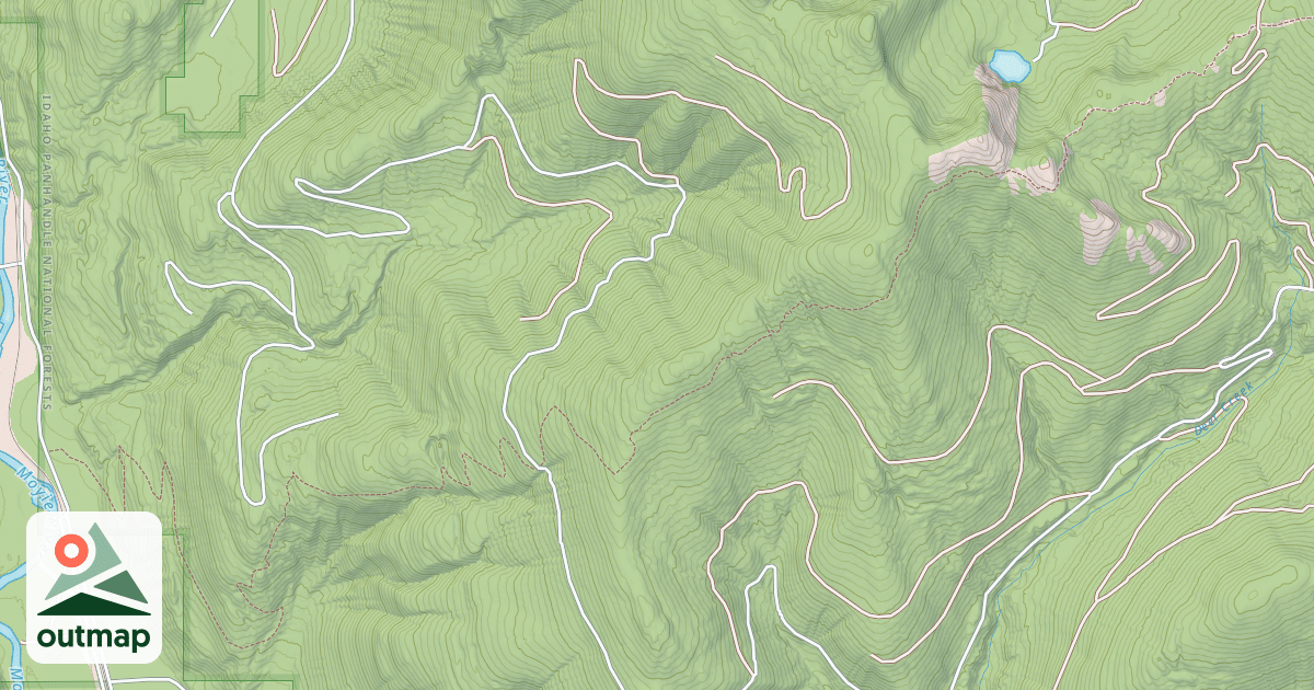 Map of Pacific Northwest National Scenic Trail
