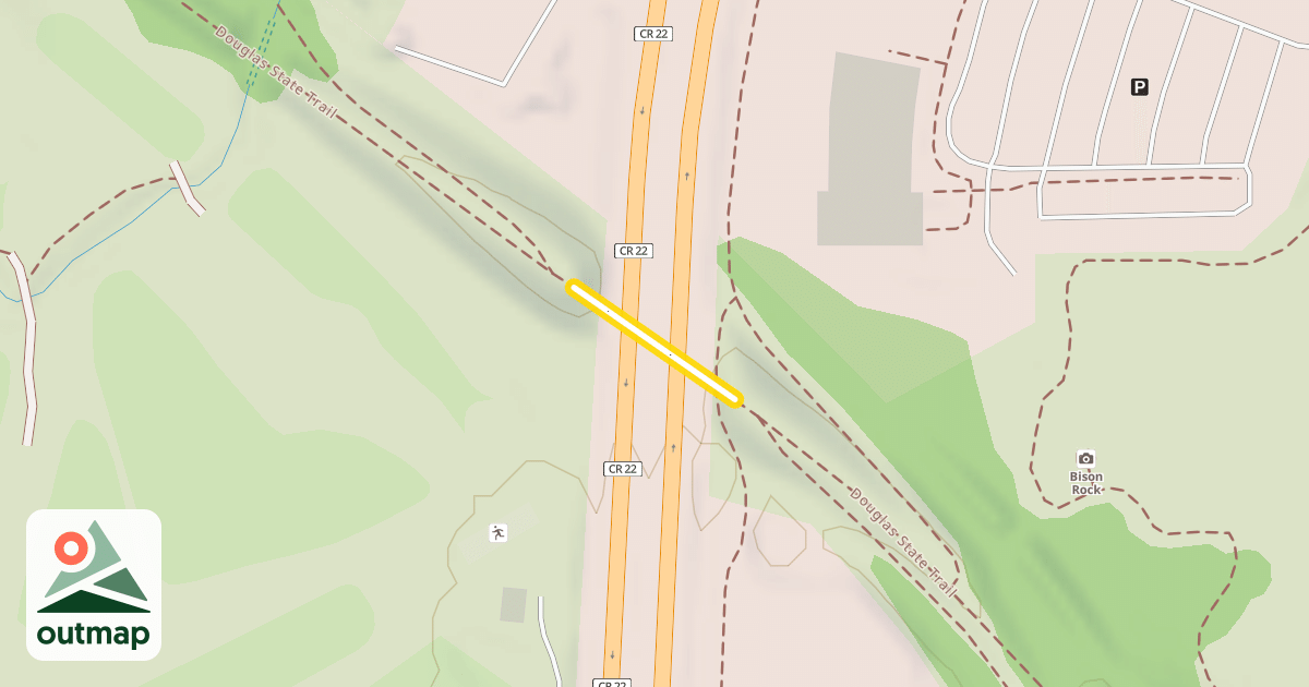 Map of Douglas State Trail