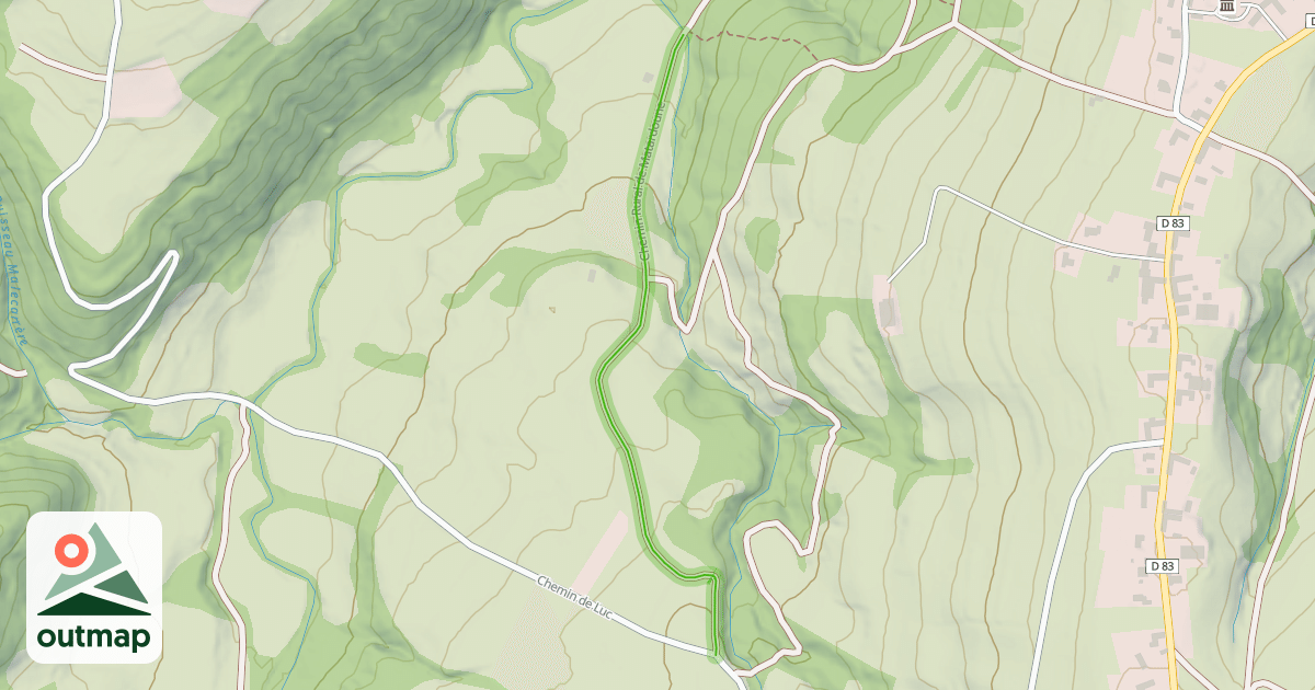 Map of Chemin Rural de Matardoune