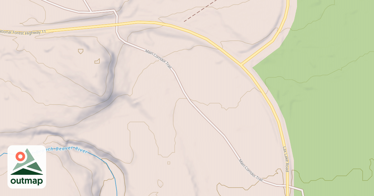 Map of Red Dot Trail