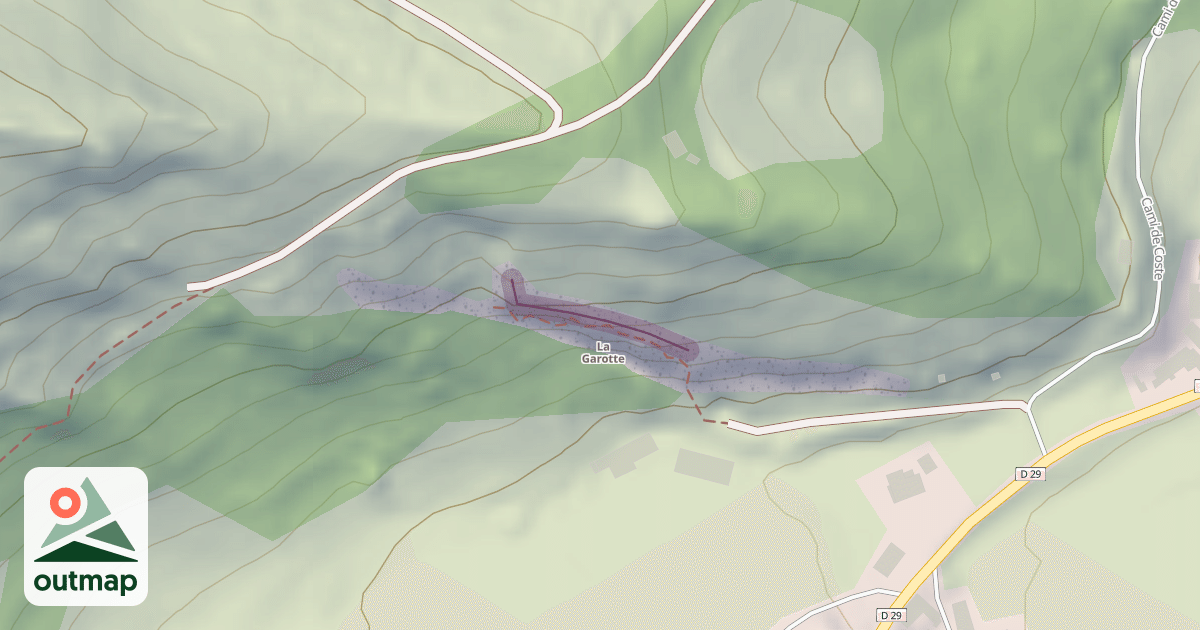 Map of la Garotte