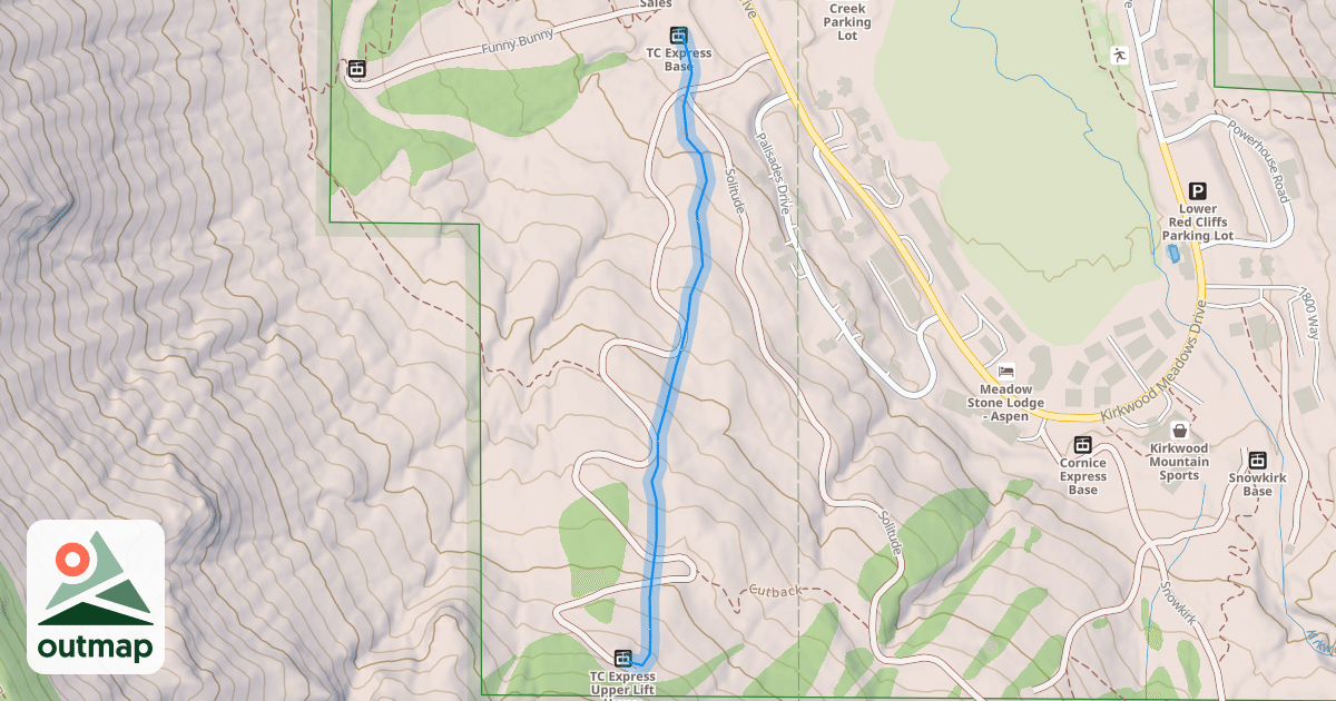 Map of Hole 'N' Wall