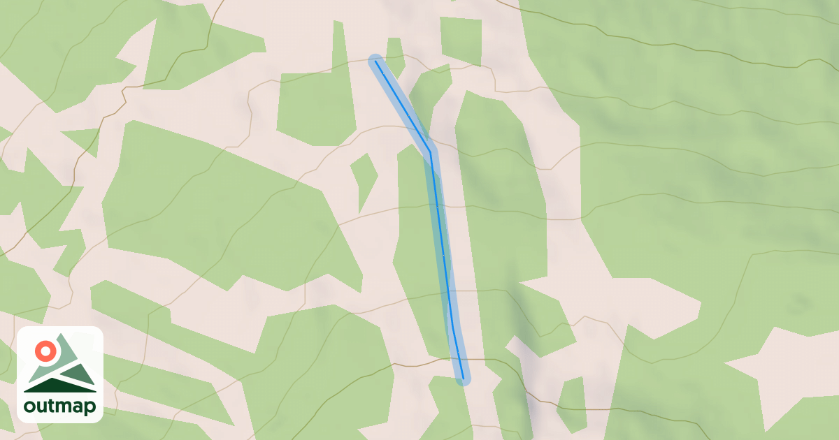 Map of Shiney's Slope
