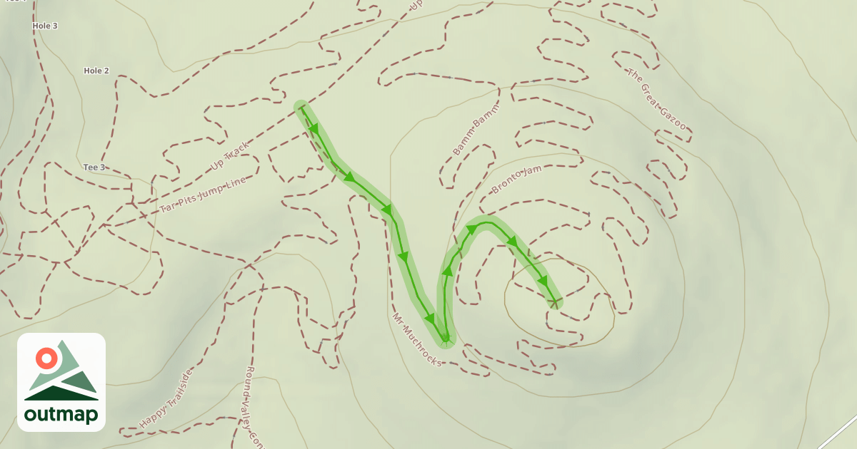 Map of Up Track