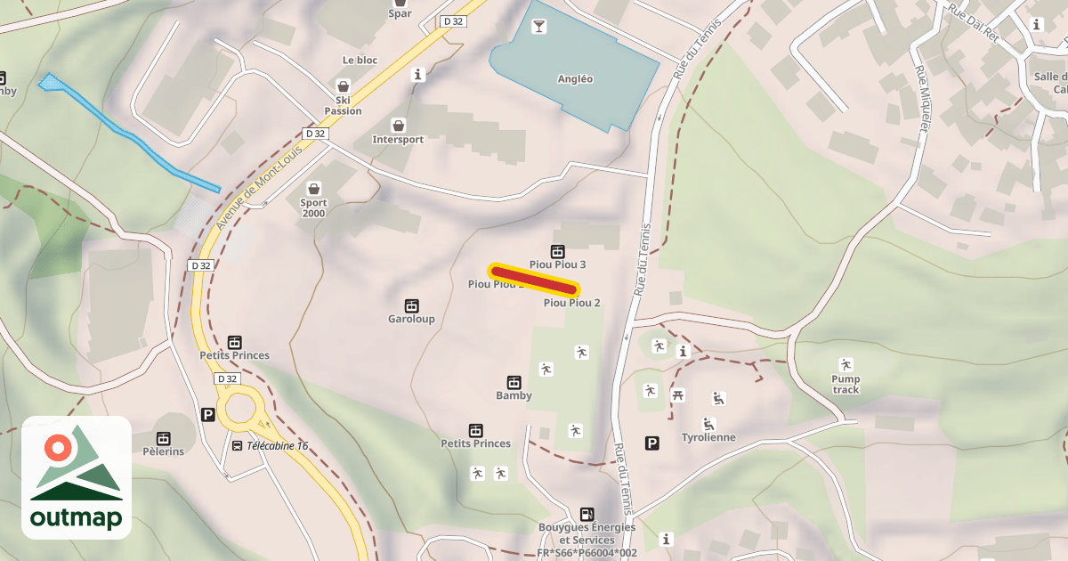 Map of Piou Piou 2