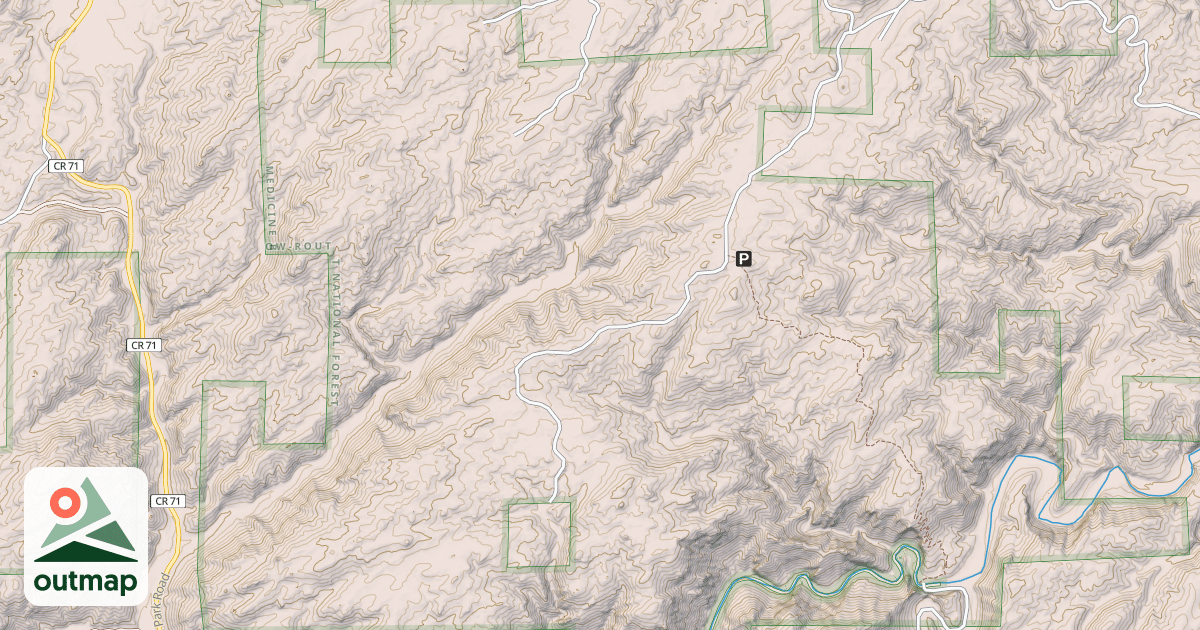 Map of COW CAMP ROAD