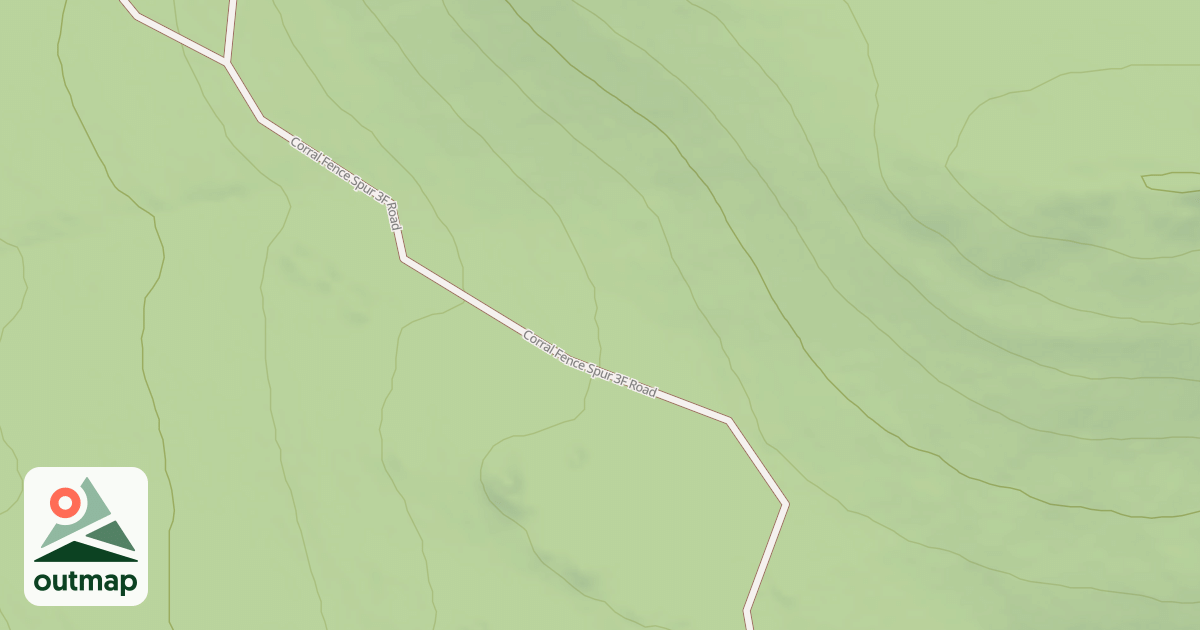 Map of CORRAL FENCE SPUR 3F