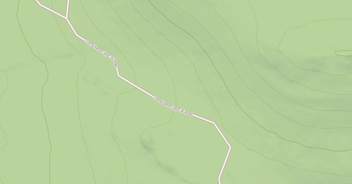 Map preview of CORRAL FENCE SPUR 3F