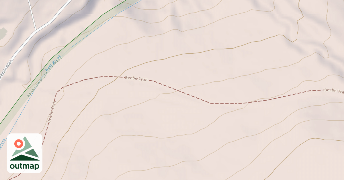 Map of Beebe Trail