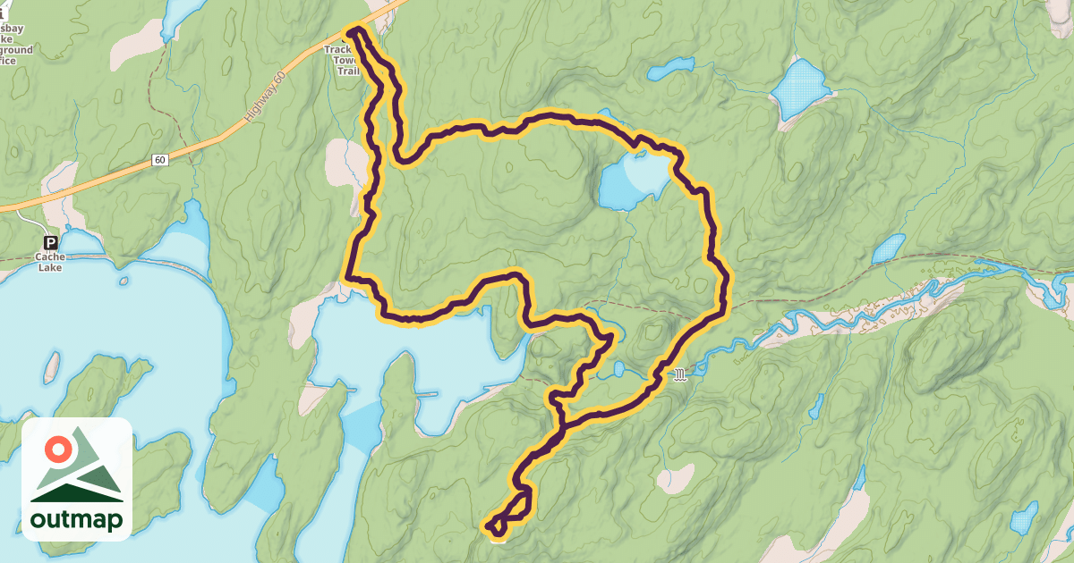 Map of Track and Tower Trail