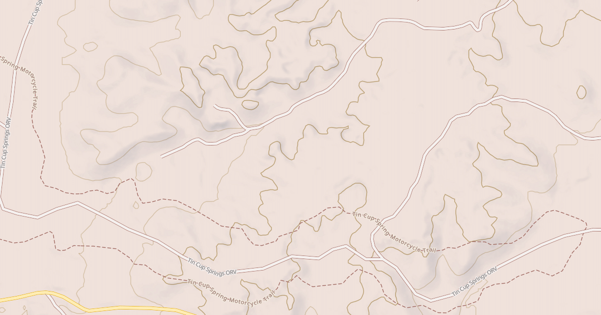 Map preview of Tin Cup Spring Motorcycle Trail
