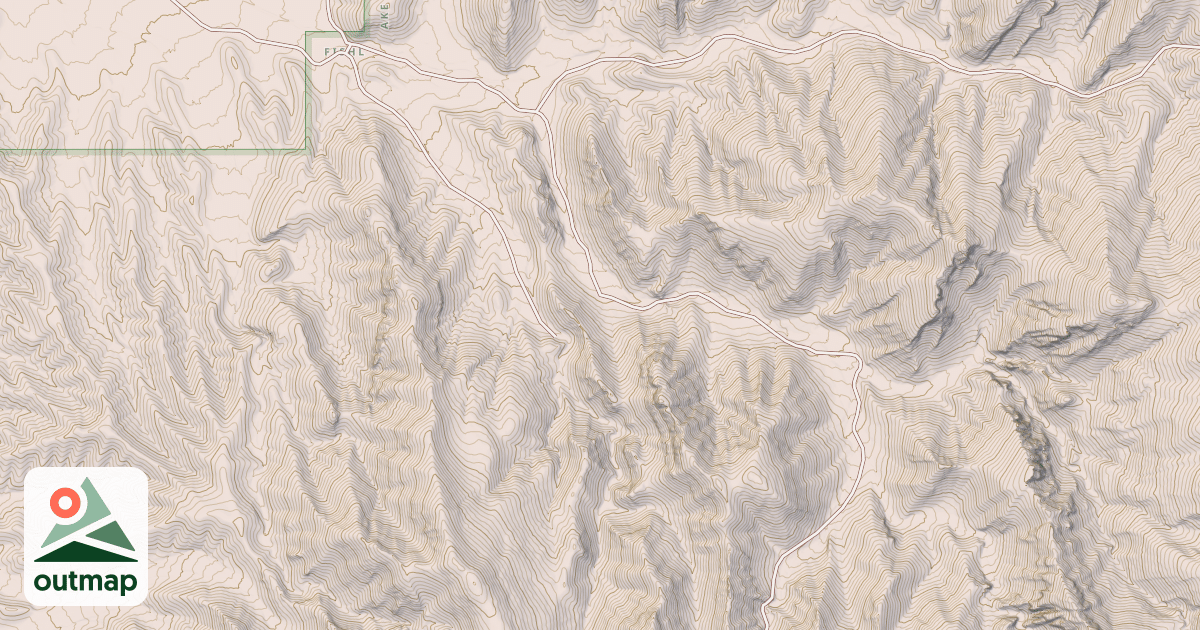 Map of FOOL CREEK