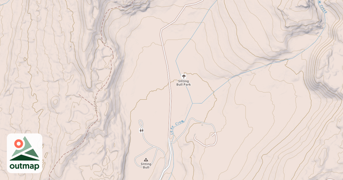 Map of LAKE CREEK