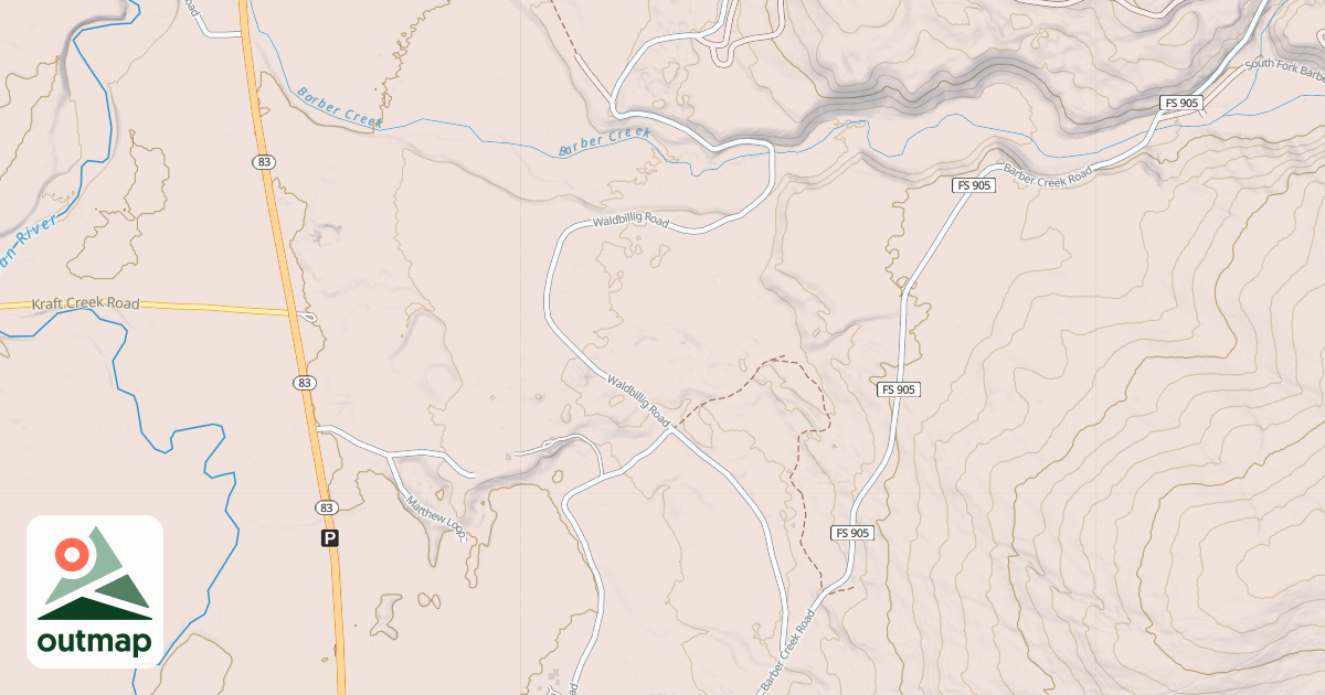 Map of BUCK CREEK