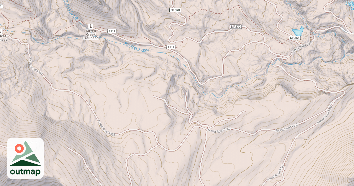 Map of RUSSELL RIDGE