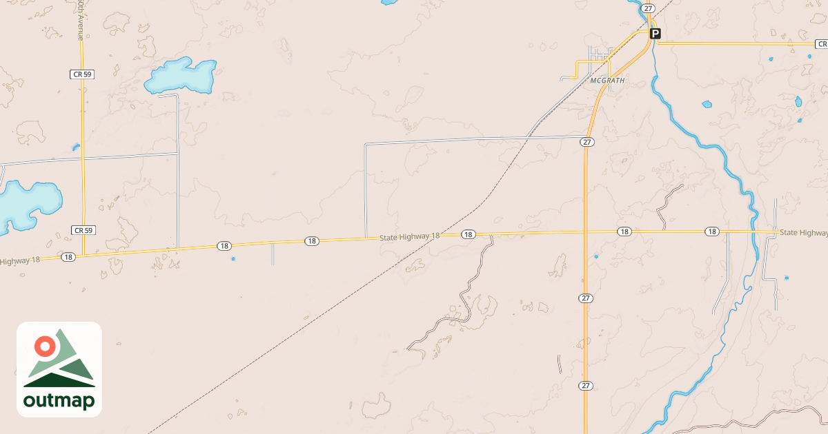 Map of Soo Line South: Aitkin